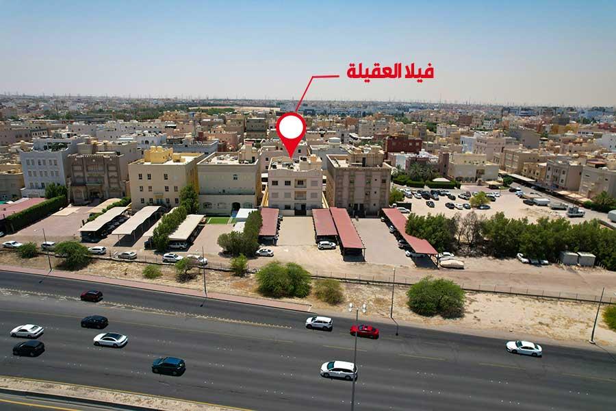 3 rooms, 3 bathrooms + maid’s room, hall and kitchen - Al-Eqaila