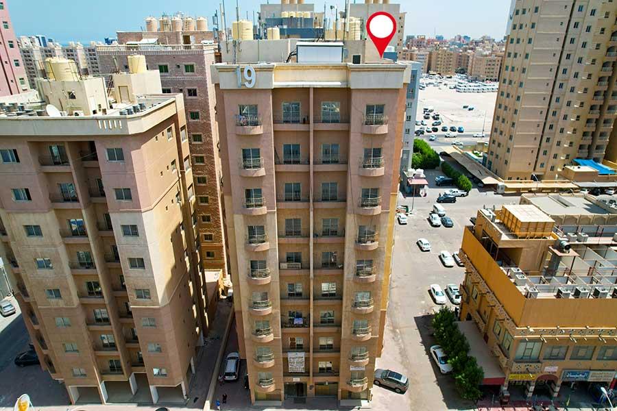 Two rooms, two bathrooms, a hall and a kitchen in Mahboula